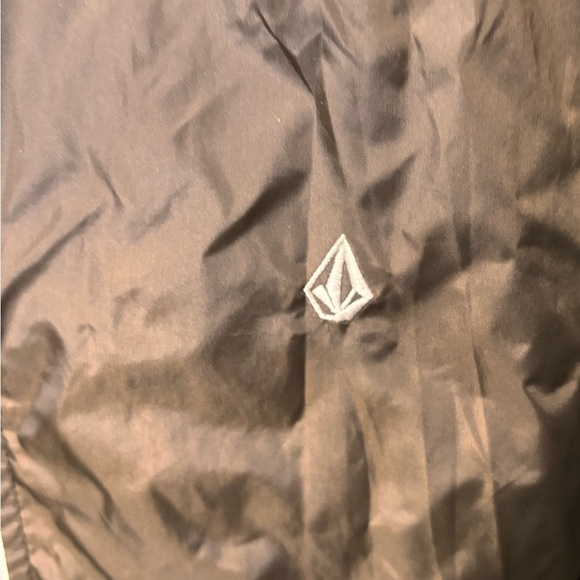 Volcom Windbreaker Jacket Men’s L Brown Full Zip Lightweight Streetwear NWOT - Picture 2 of 5